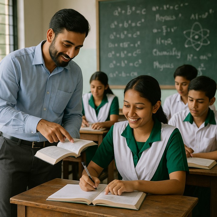 গ্যালারি চিত্র ২ - শ্রেণিকক্ষে পাঠদান